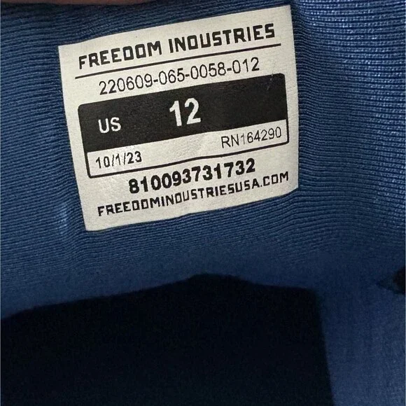 Freedom Industries XP1-RT Blue Mens Shoes Athletic Gym Running Sneakers Sz 12 - Picture 9 of 10